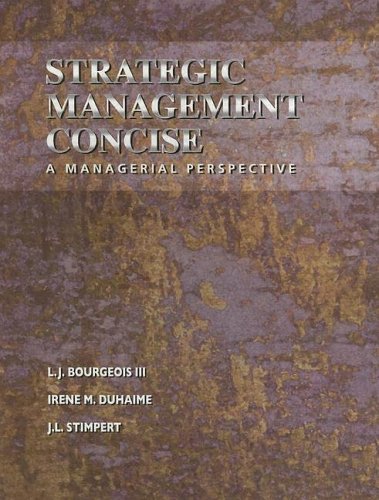 Strategic Management, Concise (Harcourt College Publishers Series in Finance)