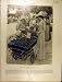 1911 Scenes D'Ete Prunes Raisins D'Aout Market Cart