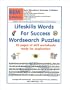 Lifeskills Words For Success Wordsearch Puzzles