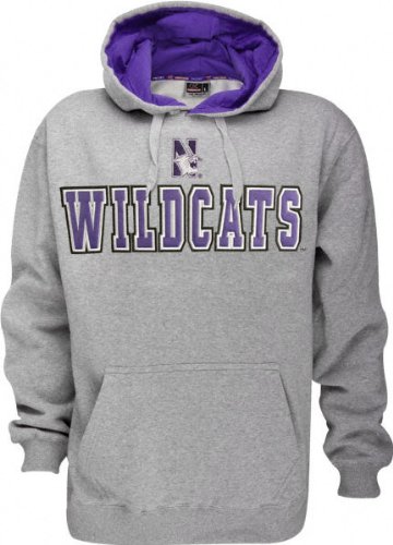 Buy Northwestern Wildcats Automatic Fleece Grey Hooded Sweatshirt