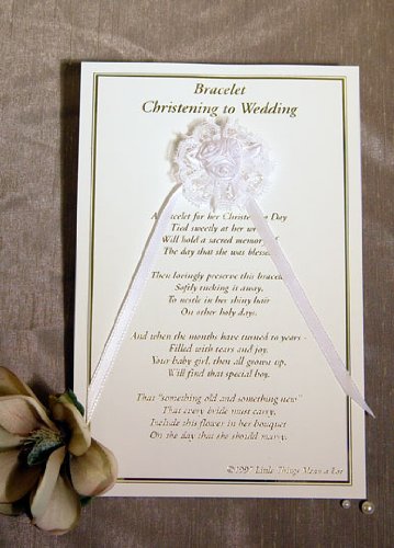 Girls Christening to Wedding Bracelet