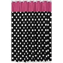 Hot Dot Modern Kids Bathroom Fabric Bath Shower Curtain by Sweet Jojo Designs