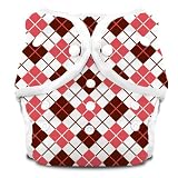 Thirsties Snap Duo Diaper, Scottish Rose, Size One (6-18 lbs)