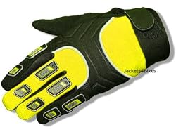NEW MOTOCROSS MOTORCYCLE BIKE DIRT NEW YELLOW GLOVES