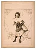 Historic Theater Poster (M), Woman wearing short skirted dress with hands on hips and feather...