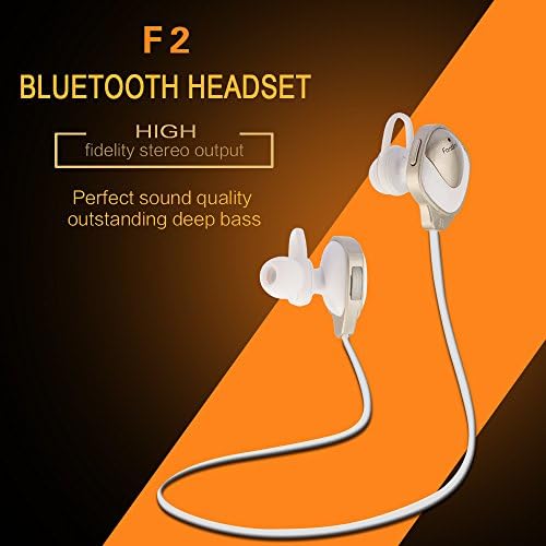 360° Stereo Bluetooth Version 4.0 Bluetooth Headset Headphones Lightweight Sweatproof Neckband Wireless Music Sports Headset for Running & Gym & Exercise & Driving - Hands-free