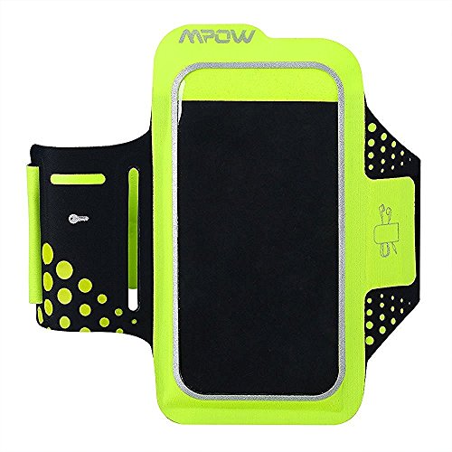 Mpow アームバンド ランニングポーチ 厚さ0.2cm超薄型 イヤホン/鍵収納可能　防汗/防滴仕様 　iPhone6/iPhone6Sなど4.7インチスマホに対応