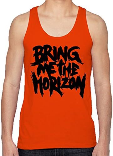 Bring Me the Horizon Tees McEvain A0065 Mens Tank Top Summer Shirts Orange L