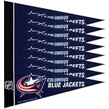 Columbus Blue Jackets Mini Pennant Set: 8-Pack