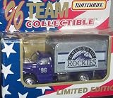 Colorado Rockies 1996 MLB Diecast Ford F-800 Delivery Van Truck Collectible Limited Edition Baseball Team Car By White Rose Matchbox