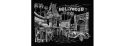 Famous Places Engraving Art Kit - Hollywood
