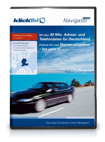 klickTel Navigator K100 D-A-CH-Version Deutschland, &Ouml;sterreich, Schweiz, DVD und Handbuch Preisvergleich