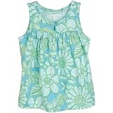OshKosh B'Gosh Green and Blue Floral Pull Over Top by