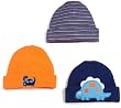 Lamaze Baby-Boys Newborn 3 Pack Dino Interlock Cap