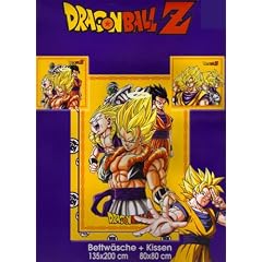 Belltex 134513 Bettw�sche Dragonball Z 135 x 200 + 80 x 80cm