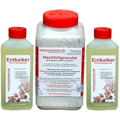 2 x 250ml Entkalker und 1 Liter Nachf�llgranulat (700g netto Gewicht) - vergleichen lohnt sich - f�r Wasserfilter - im Set