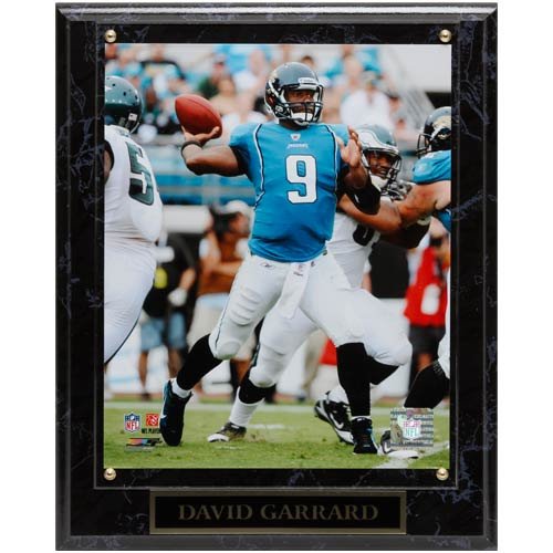 Jacksonville Jaguars #9 David Garrard 10.5'' x 13'' Player Plaque
