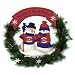 Montreal Canadiens Christmas Snowman Holiday Wreath