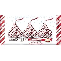 Hershey's Candy Cane Christmas Kisses, 8-Ounce Bags (Pack of 4)