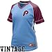 Philadelphia Phillies Jerseys : Nike Philadelphia Phillies Ladies Light Blue Cooperstown Throwback Baseball Jersey