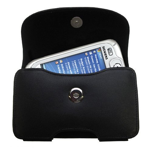 Horizontal Leather Case with Belt Clip/Loop for the Siemens SX66 Pocket PC Phone