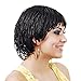 Synthetic Braided Short Wig (1b-off black)