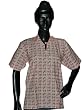 Womens Yoga Kurtis White Red Tunic Top Printed Cotton Dress Tops Small Size
