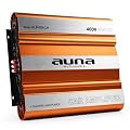 Auna Car Auto 4/3/2 Kanal MOSFET max. 4000 Watt (Hoch/Tiefpass, Super BassBoost, Aluminium Chassis) orange