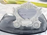 Review Cassiani  / 2x3 White Frame Heart Shaped Wedding Coach (Set of 24) - Wedding Favors