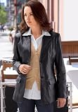 Classic Leather Blazer