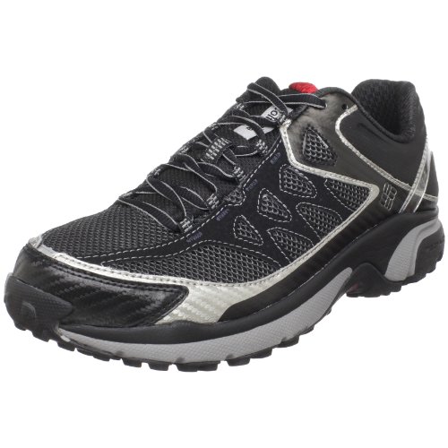 Columbia Men's Ravenous Stability Trail Running Shoe,Black/Silver,12 M US