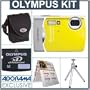 Olympus Stylus 850 SW Digital Yellow Camera Kit, with 1 GB xD Picture Memory Card, Camera Bag, Table Top Tripod, EZ Digital Photography Guide Card