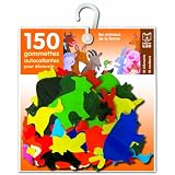 150 gommettes autocollantes : Les animaux de la ferme (avec support)par Lito