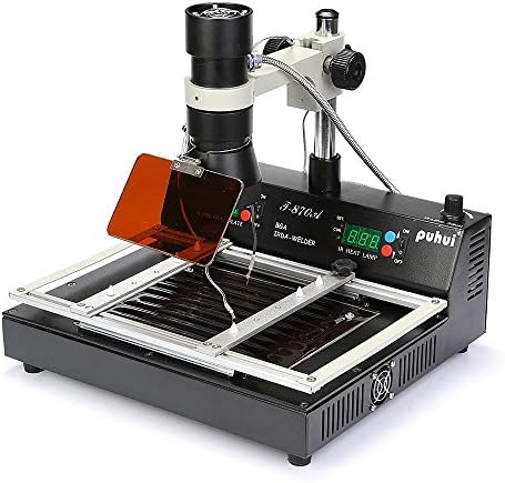 AutoSets T870A Rework Station Eye Protection Pre-Heating System Adjustable Infrared Ir-Lamp Technology Fantastic