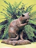 Lucy the Cat Licking Her Paw Garden Statuary