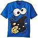 Cookie Monster Boys' Sesame Street Big Face Short Sleeve T-Shirt