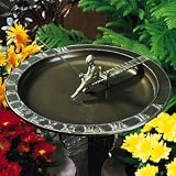Fisherboy Sundial Birdbath