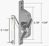 Jalousie Window or Door Operator for Stanley 3-11/32 Link Arm