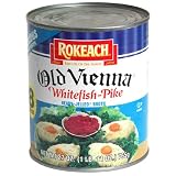 Rokeach Old Vienna Whitefish & Pike Gefilte Fish,  8 Piece, 28Ounce (Pack of 3)