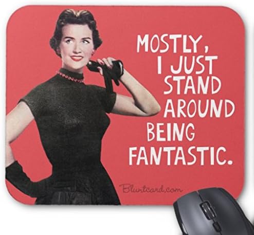 Poem Magine Being Fantastic Rectangle Non-slip Rubber Mouse Pad 220mm x 180mm x 3mm