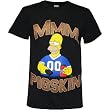 Simpsons Homer Mmm... Pigskin Men's T-Shirt
