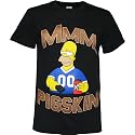 Simpsons Homer Mmm... Pigskin Men's T-Shirt