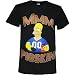 Simpsons Homer Mmm... Pigskin Men's T-Shirt