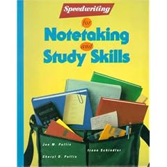Speedwriting, Note-Taking and Study Skills