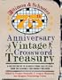 Simon & Schuster 75th Anniversary Vintage Crossword Treasury: A Collection of 75 Classics from 1924 to 1950, From the Original Crossword Publisher (Simon & Schuster Crossword)
