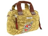 Ed Hardy - ED HARDY LACE LIANA HANDBAG YELLOW