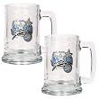 Orlando Magic 2pc 15oz Glass Tankard Set - Primary Logo NBA Basketball