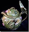 Teapot Jeweled Jewelry Trinket Box J1J6
