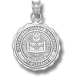 Central Michigan Chippewas Seal Pendant (Silver)