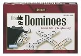 Deluxe Double Six Color - Dot Dominoes - B0006HCW7G